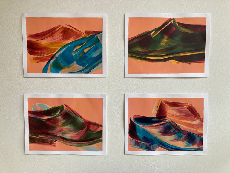Original Pop Art Fashion Painting by Iva Horecna