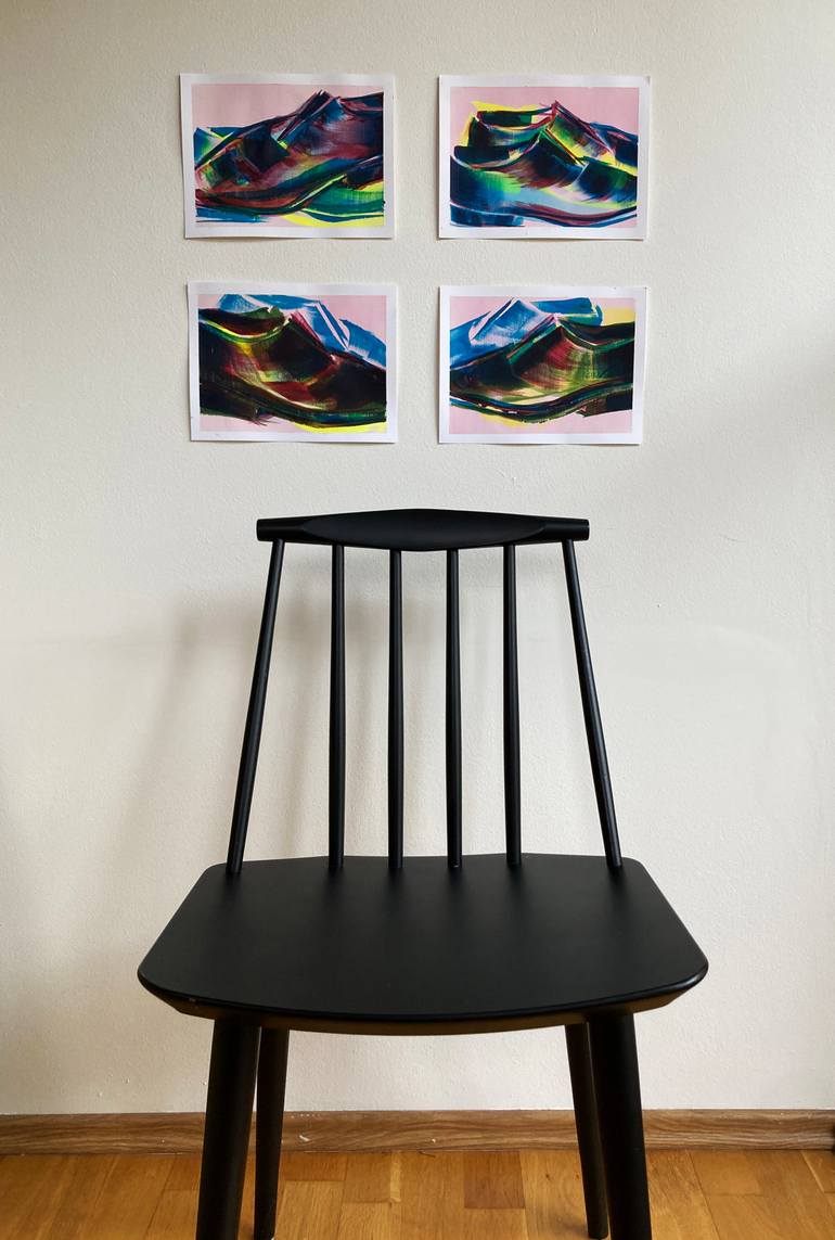 Original Pop Art Fashion Painting by Iva Horecna