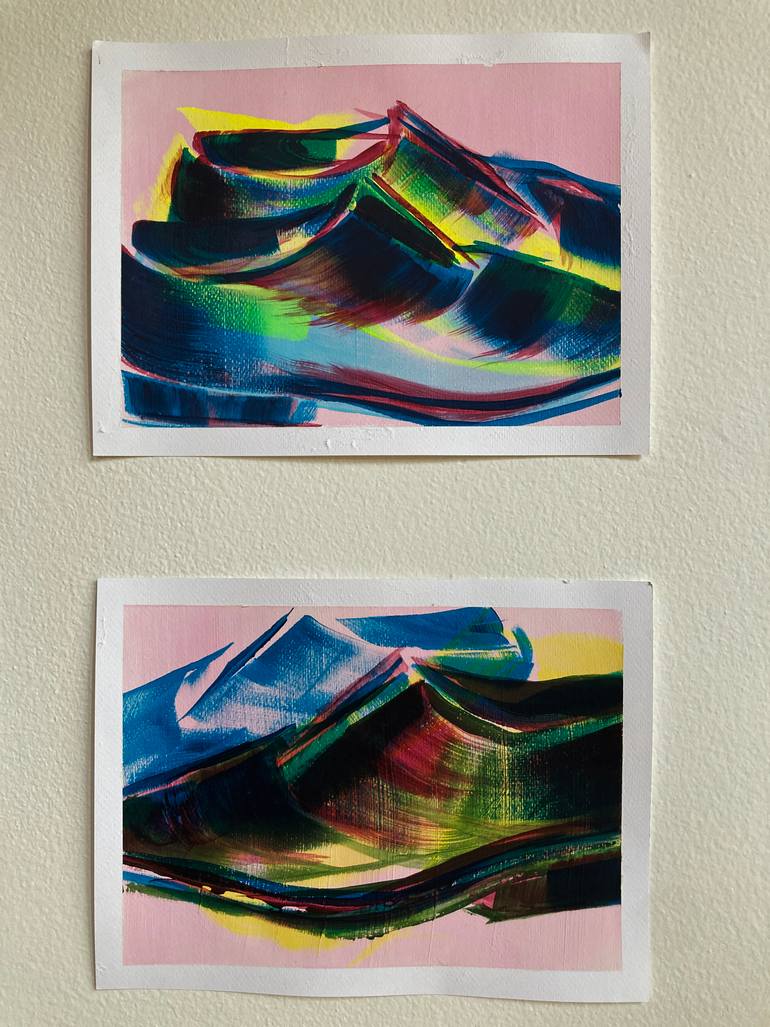 Original Pop Art Fashion Painting by Iva Horecna