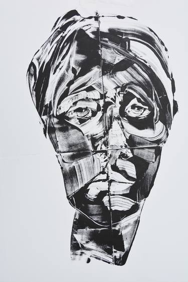 Print of Expressionism Portrait Printmaking by L Verkler