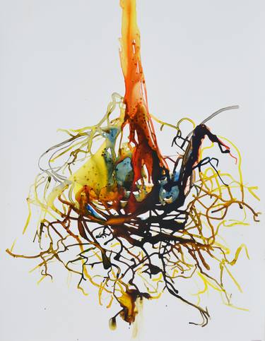 Original Abstract Expressionism Nature Drawings by L Verkler