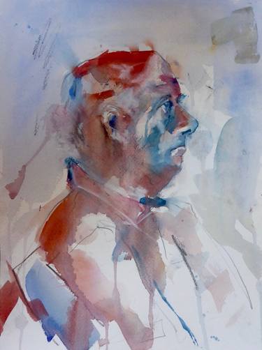 Original Figurative Portrait Paintings by Natalie Bedford