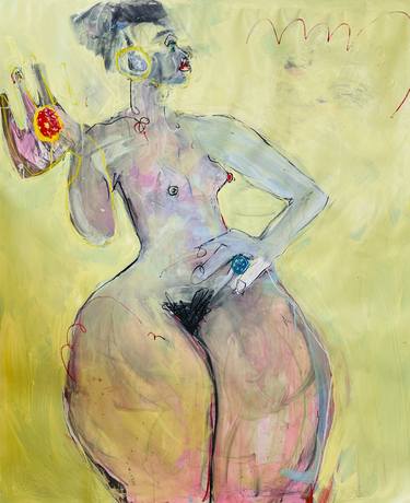 Original Abstract Nude Paintings by Natalie Bedford
