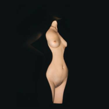 Original Abstract Expressionism Nude Photography by Michal Zahornacky