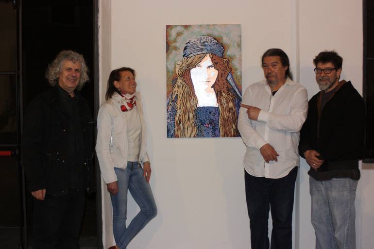 Original Conceptual People Painting by Tamara Donati