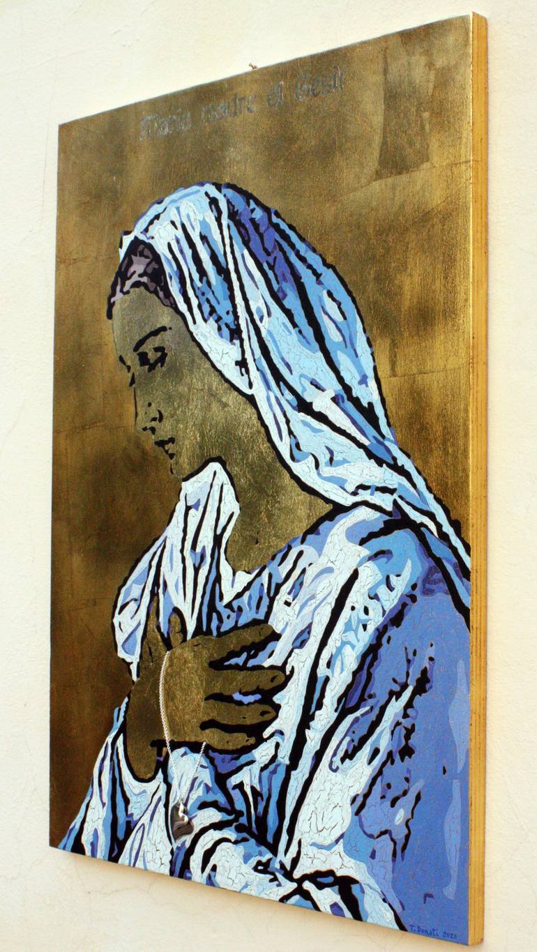 Original Conceptual Religion Painting by Tamara Donati