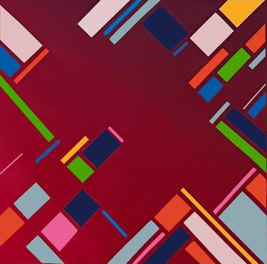 Original Abstract Geometric Paintings by guillermina coppola