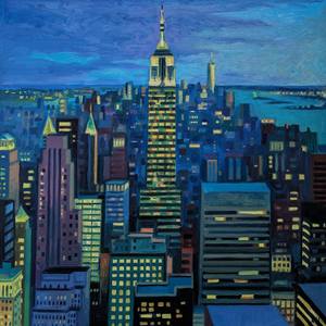 Sundown in Manhattan