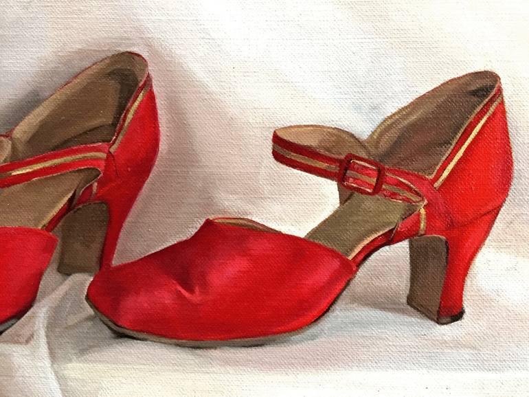 Original Art Deco Fashion Painting by Jessica Guthrie