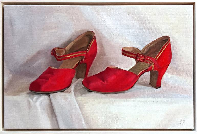 Original Art Deco Fashion Painting by Jessica Guthrie