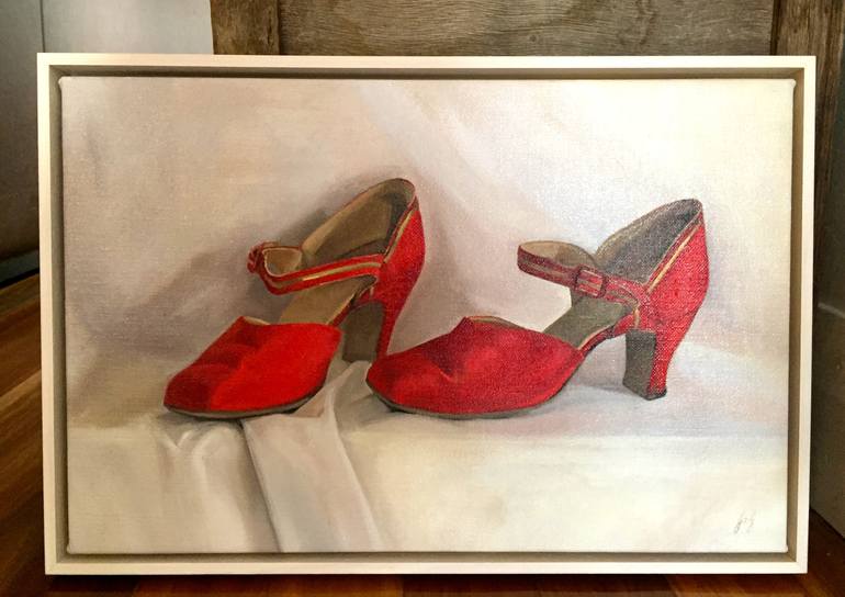 Original Art Deco Fashion Painting by Jessica Guthrie
