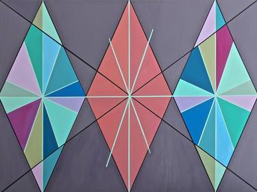 Print of Geometric Paintings by Jessica Guthrie