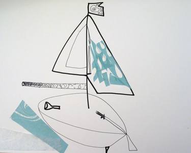 Original Boat Drawings by Serena Rossi