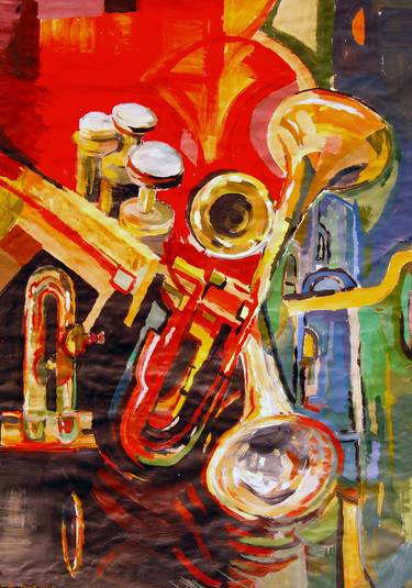 Jazz trumpet thumb