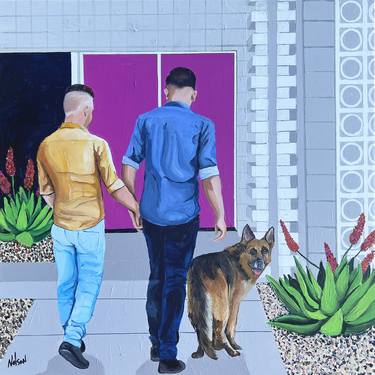 Saatchi Art Artist Dan Nelson; Paintings, “Boyfriends” #art