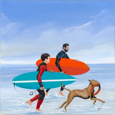 Print of Illustration Family Paintings by Dan Nelson