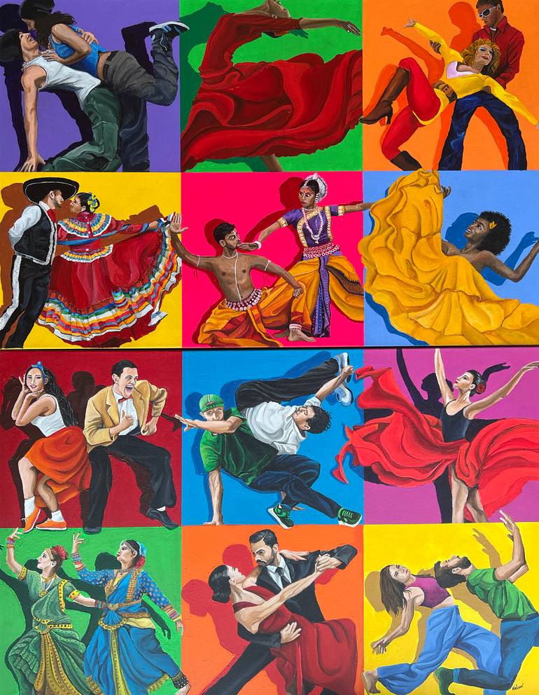 Original Contemporary Music Painting by Dan Nelson