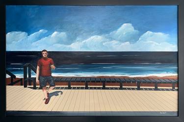 Print of Figurative Seascape Paintings by Dan Nelson