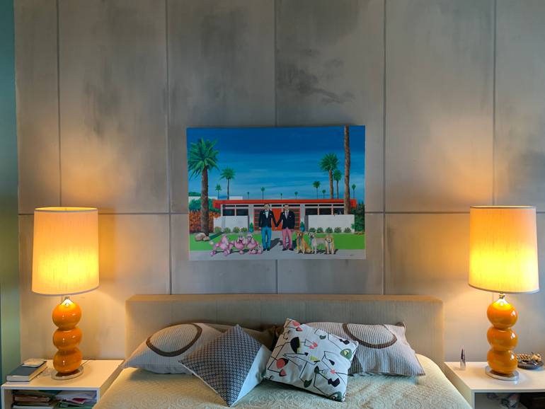 Original Figurative Love Painting by Dan Nelson