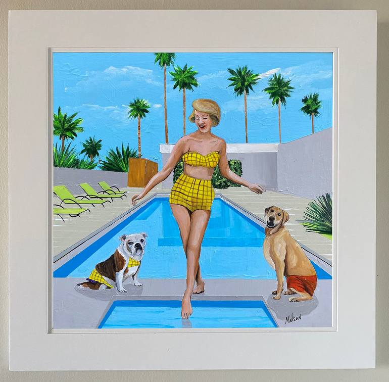 Original Figurative Women Painting by Dan Nelson