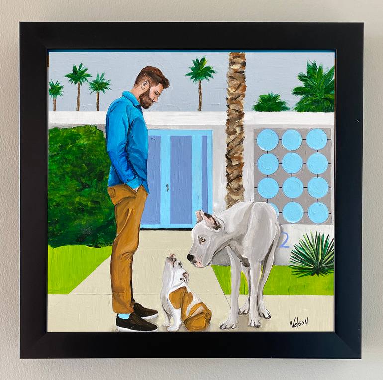 Original Figurative People Painting by Dan Nelson