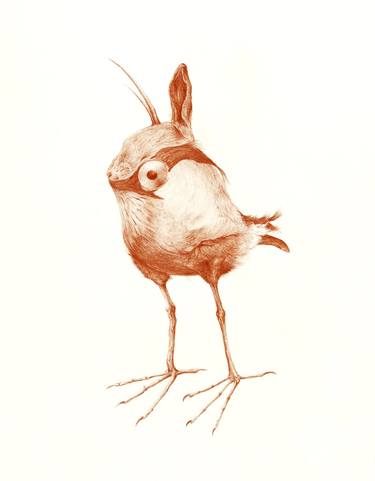 Print of Surrealism Animal Drawings by Matthieu SCHMIDLIN