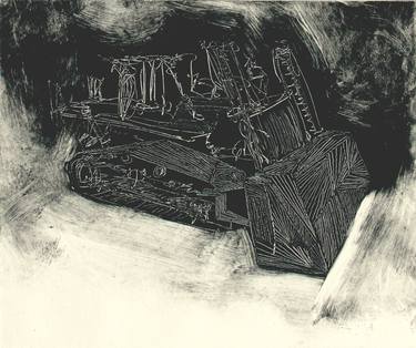 Print of Expressionism Car Printmaking by Matthieu SCHMIDLIN