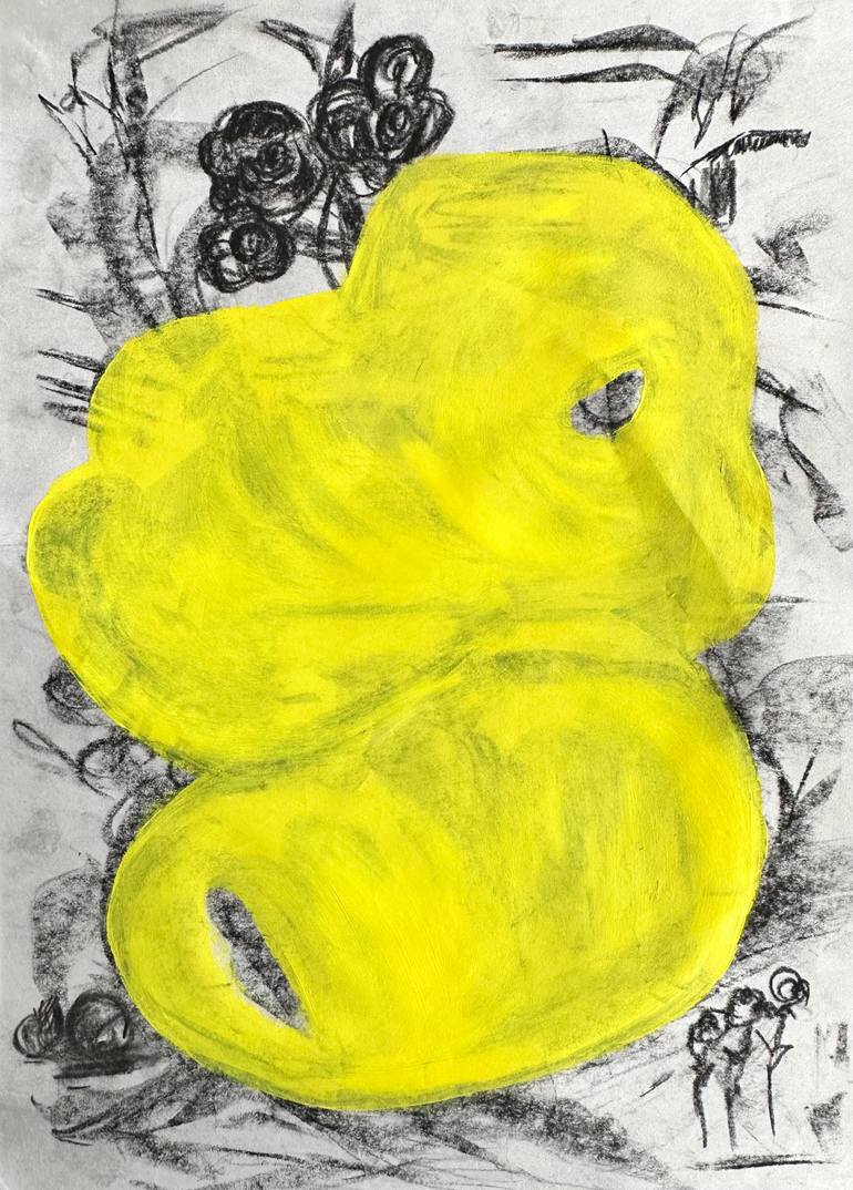 Original Abstract Expressionism Abstract Painting by Adriana Carambia