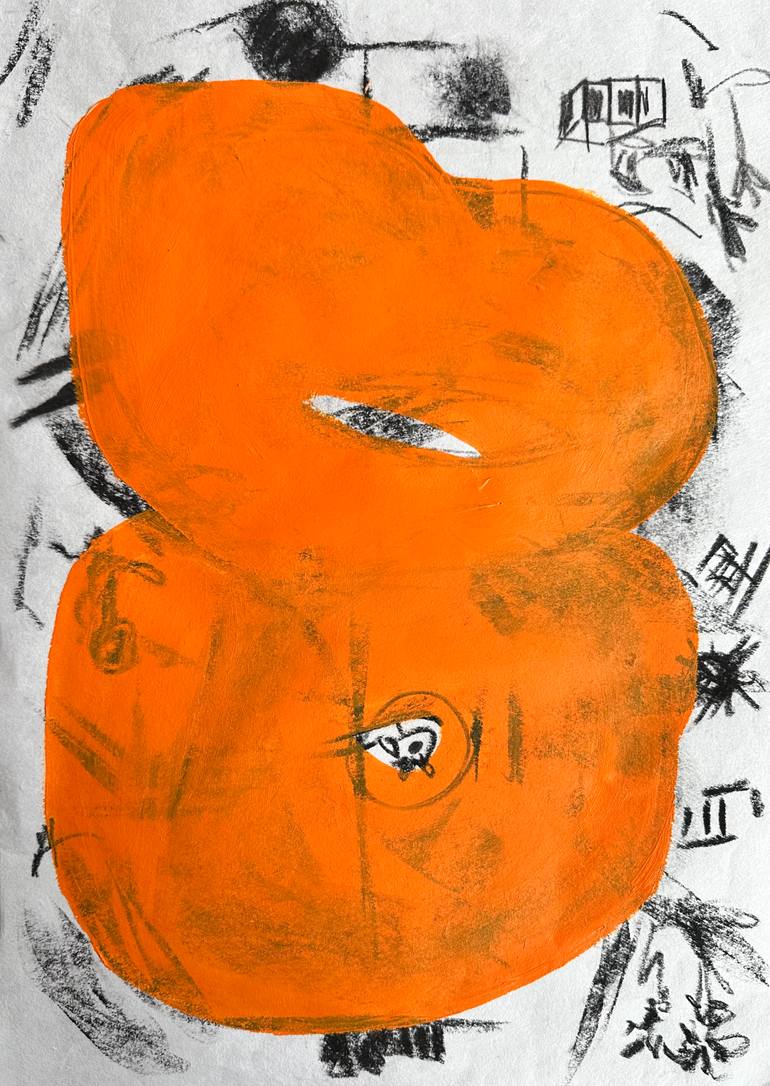 Original Abstract Expressionism Abstract Painting by Adriana Carambia