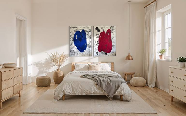 Original Abstract Expressionism Abstract Painting by Adriana Carambia
