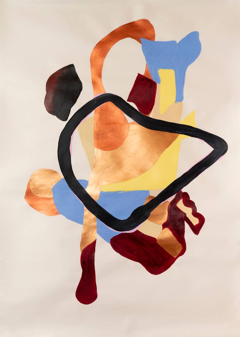 Original Abstract Expressionism Abstract Painting by Adriana Carambia