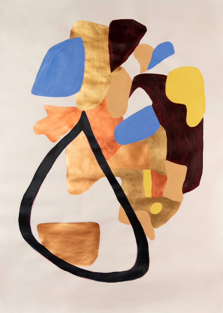 Original Abstract Expressionism Abstract Painting by Adriana Carambia