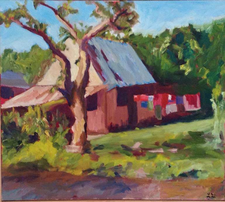 Tico House Painting by Linda Gerson | Saatchi Art