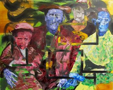 Original Expressionism Family Paintings by Dan Vance