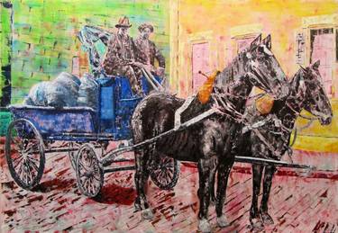 Print of Expressionism Horse Paintings by Dan Vance