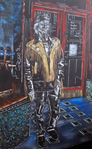 Original Expressionism Fashion Paintings by Dan Vance