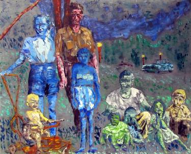 Print of Expressionism Family Paintings by Dan Vance