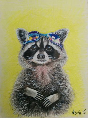 Little Raccoon- SOLD thumb