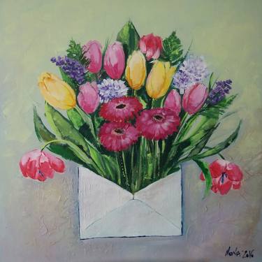 Original Floral Paintings by Jelena Nova