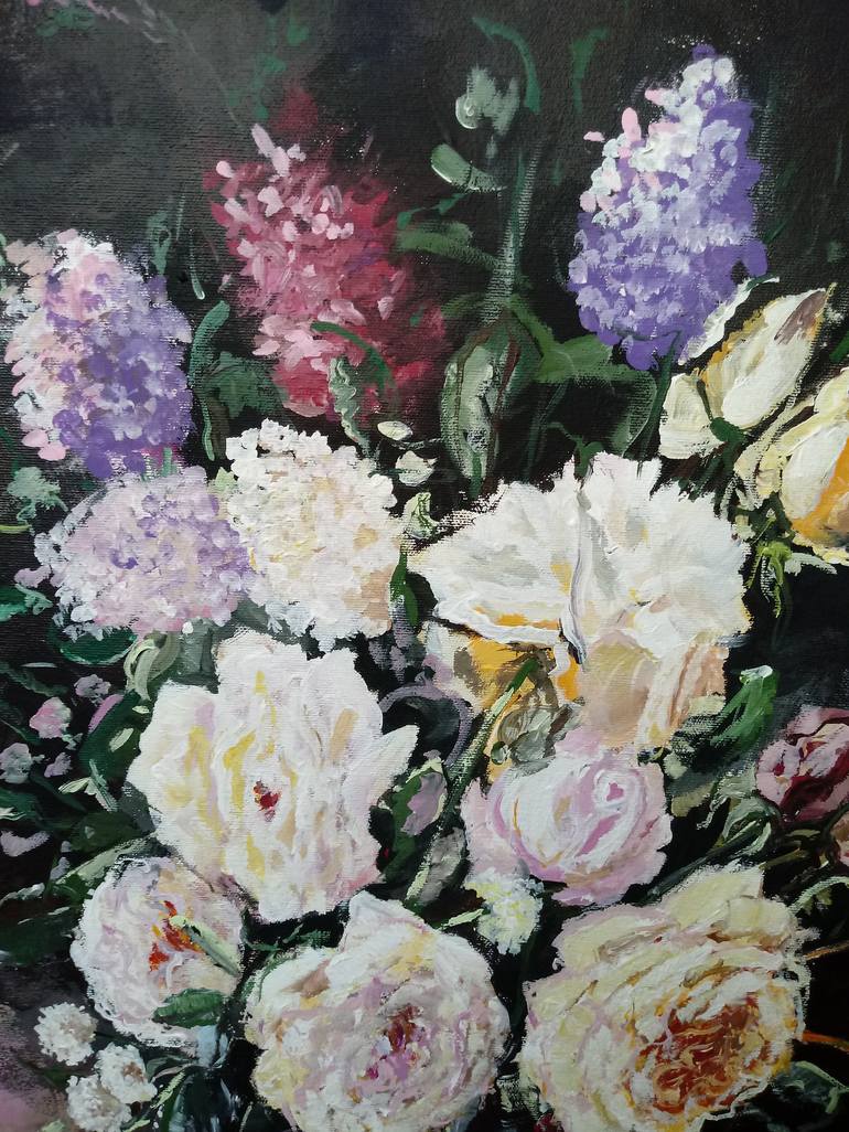 Original Floral Painting by Jelena Nova