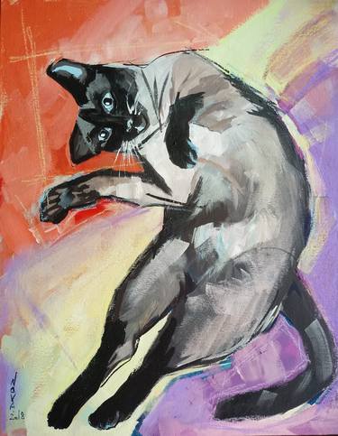 Original Impressionism Animal Paintings by Jelena Nova