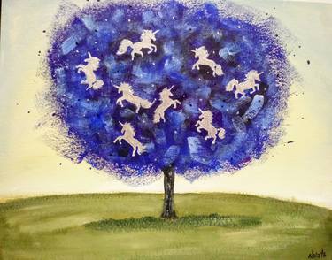 Original Tree Paintings by Jelena Nova