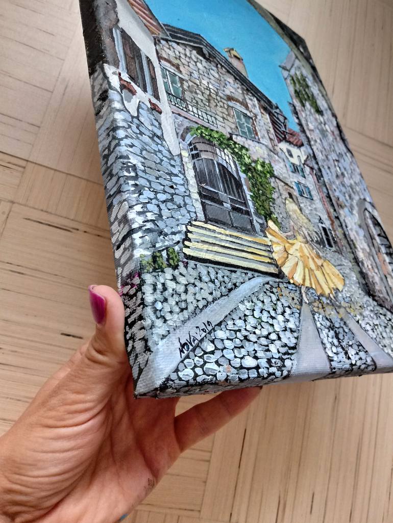 Original Impressionism Architecture Painting by Jelena Nova