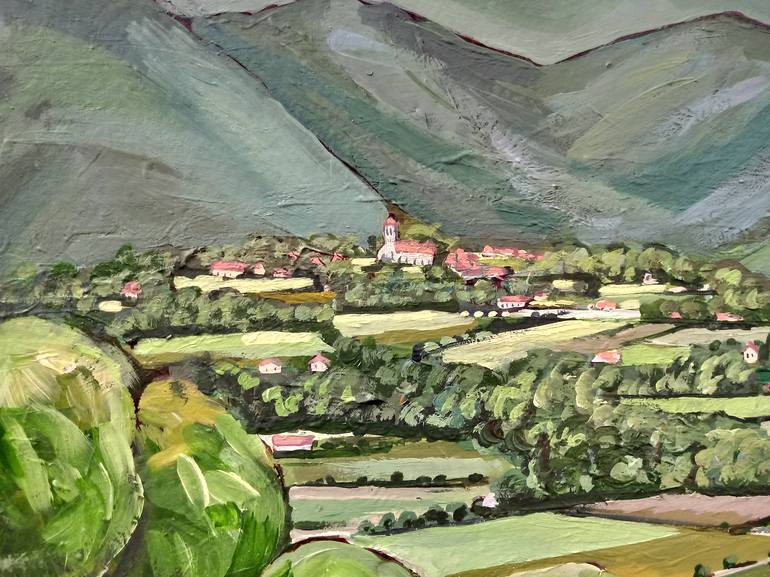 Original Impressionism Landscape Painting by Jelena Nova