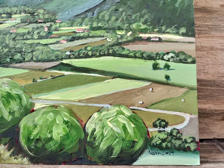 Original Impressionism Landscape Painting by Jelena Nova