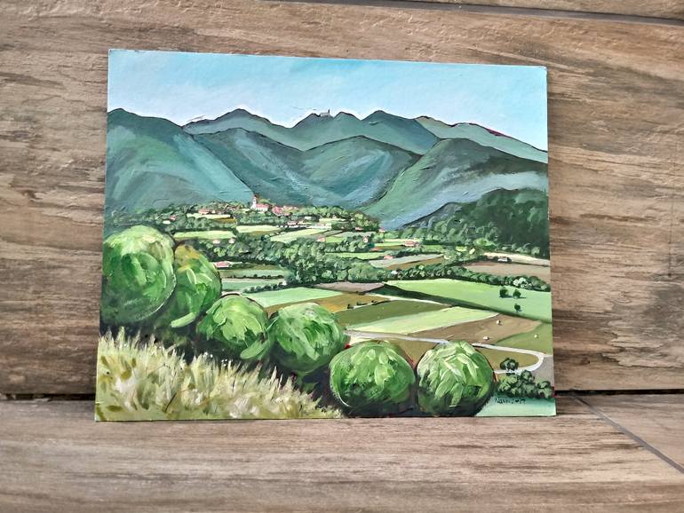 Original Impressionism Landscape Painting by Jelena Nova