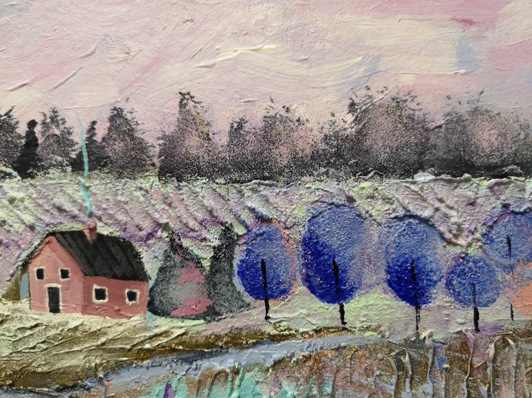 Original Impressionism Landscape Painting by Jelena Nova