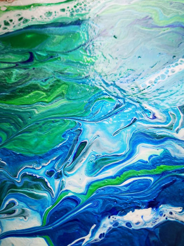 Original Expressionism Seascape Painting by Jelena Nova