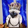 My little siamese kitty has inspired me to paint this one. Not only she rules everyone in our household, but our dear neighbours and specially their cat feel the charms and certainly are ruled by this royalty.