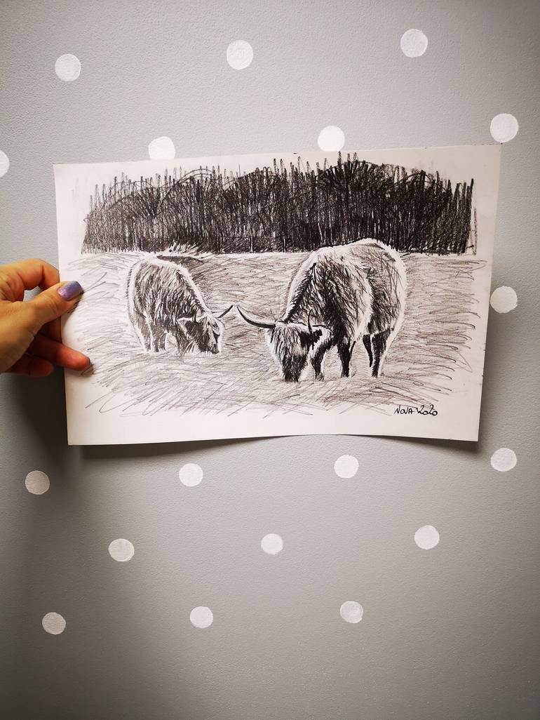 Original Animal Drawing by Jelena Nova